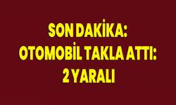 Son Dakika: Otomobil Takla Attı: 2 Yaralı