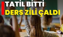 Tatil Bitti Ders Zili Çaldı
