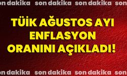 TÜİK Ağustos Ayı Enflasyon Oranını Açıkladı!