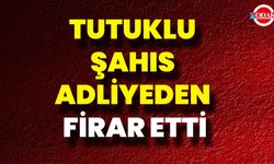 Tutuklu Şahıs Adliyeden Firar Etti