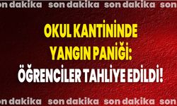 Okul Kantininde Yangın Paniği: Öğrenciler Tahliye Edildi!