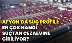 Afyonkarahisar’da suç profili: En çok hangi suçtan cezaevine giriliyor?