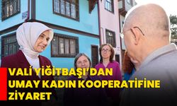 Vali Yiğitbaşı’ndan Umay Kadın Kooperatifine Ziyaret