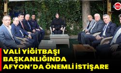 Vali Yiğitbaşı Başkanlığında Afyon’da Önemli İstişare