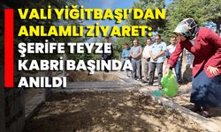 Vali Yiğitbaşı’dan Anlamlı Ziyaret: Şerife Teyze Kabri Başında Anıldı