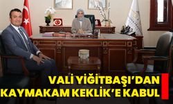 Vali Yiğitbaşı’dan Kaymakam Keklik’e Kabul
