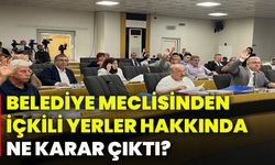 Belediye Meclisinden içkili yerler hakkında ne karar çıktı?