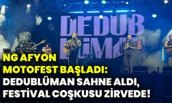 NG Afyon Motofest başladı: Dedublüman sahne aldı, festival coşkusu zirvede!