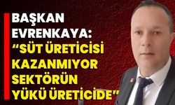 Başkan Evrenkaya: “Süt Üreticisi Kazanmıyor, Sektörün Yükü Üreticide”