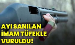 Ayı sanılan imam tüfekle vuruldu!