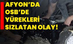 Afyon’da OSB’de yürekleri sızlatan olay!