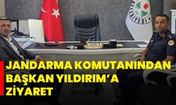Jandarma Komutanından Başkan Yıldırım’a ziyaret