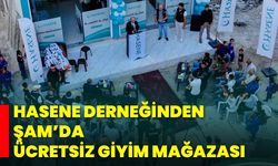 Hasene Derneğinden Şam’da Ücretsiz Giyim Mağazası