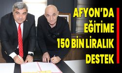 Afyon’da Eğitime 150 Bin Liralık Destek