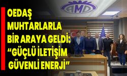 OEDAŞ, Muhtarlarla Bir Araya Geldi: “Güçlü İletişim, Güvenli Enerji”