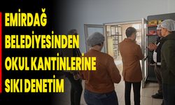 Emirdağ Belediyesinden Okul Kantinlerine Sıkı Denetim