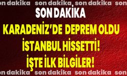 Son Dakika Karadeniz’de Deprem Oldu, İstanbul Hissetti! İşte İlk Bilgiler!