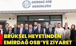 Brüksel Heyetinden Emirdağ OSB’ye Ziyaret