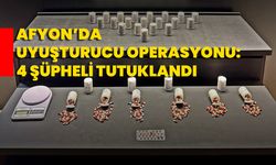 Afyon’da Uyuşturucu Operasyonu: 4 Şüpheli Tutuklandı