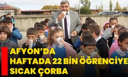 Afyon’da Haftada 22 Bin Öğrenciye Sıcak Çorba