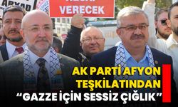 AK Parti Afyon Teşkilatından Gazze İçin Sessiz Çığlık