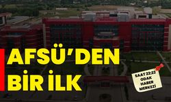 AFSÜ’den bir ilk!