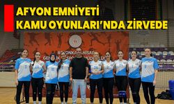 Afyon Emniyeti, Kamu Oyunları’nda Zirvede