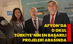 Afyon’da O Okul Türkiye’nin En Başarılı Projeleri Arasında
