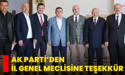 AK Parti’den İl Genel Meclisine Teşekkür