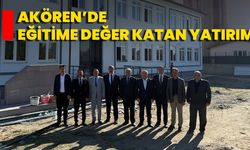 Akören’de Eğitime Değer Katan Yatırım