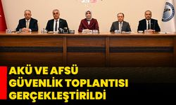 AKÜ ve AFSÜ Güvenlik Toplantısı Gerçekleştirildi