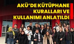 AKÜ’de Kütüphane Kuralları Ve Kullanımı Anlatıldı