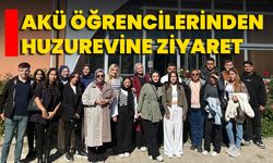 AKÜ Öğrencilerinden Huzurevine Ziyaret