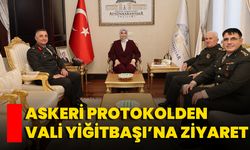 Askeri Protokolden Vali Yiğitbaşı’na Ziyaret