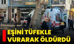 Eşini Tüfekle Vurarak Öldürdü