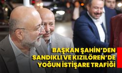 Başkan Şahin’den Sandıklı Ve Kızılören’de Yoğun İstişare Trafiği