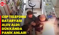 Cep Telefonu Bataryası Alev Aldı: Dükkânda Panik Anları
