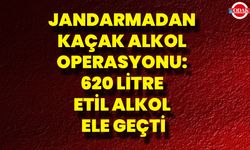Jandarmadan Kaçak Alkol Operasyonu: 620 Litre Etil Alkol Ele Geçti