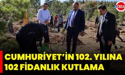 Cumhuriyet’in 102. Yılına 102 Fidanlık Kutlama