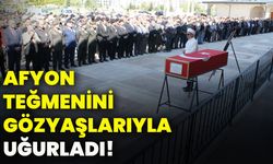 Afyon, Teğmenini gözyaşlarıyla uğurladı!