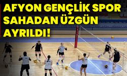 Afyon Gençlik Spor sahadan üzgün ayrıldı!
