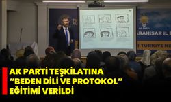 AK Parti Teşkilatına “Beden Dili ve Protokol” Eğitimi Verildi