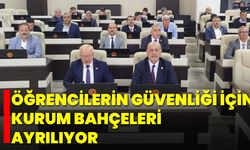 Öğrencilerin güvenliği için kurum bahçeleri ayrılıyor