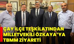 Çay İlçe Teşkilatından Milletvekili Özkaya’ya TBMM Ziyareti