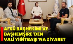 AFSÜ Başhekimi ve Başhemşire’den Vali Yiğitbaşı’na Ziyaret