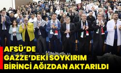 AFSÜ’de Gazze’deki Soykırım Birinci Ağızdan Aktarıldı