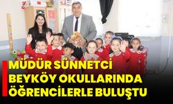 Müdür Sünnetci, Beyköy Okullarında Öğrencilerle Buluştu