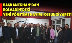 Başkan Erhan’dan Bolvadin’deki Yeni Yönetime Hayırlı Olsun Ziyareti