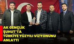 AK Gençlik, Şuhut’ta Türkiye Yüzyılı Vizyonunu Anlattı
