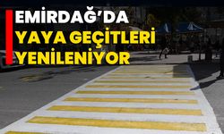 Emirdağ’da Yaya Geçitleri Yenileniyor